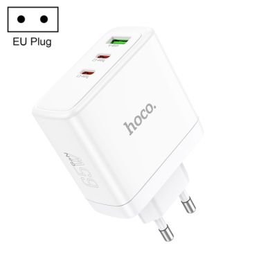 Hoco N30 Glory PD 65W USB + ที่ชาร์จชาร์จเร็วอินเทอร์เฟซสอง USB C/Type-C ปลั๊ก EU