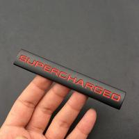 Supercharged Car Modified Body Metal Sticker Automobiles Rear Trunk Emblem Exterior Badge Accessories for Land Rover Discovery Mazda Volvo Renault Peugeot Dodge Nissan Honda