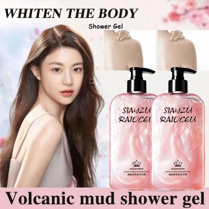 Niacinamide Whitening Body Wash Shower Gel Smoothing Moisturizing Longlasting Whiten