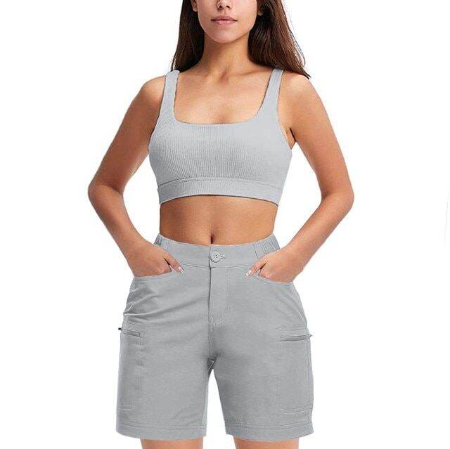 quick-dry-hiking-shorts-breathable-lightweight-womens-jogging-shorts-outdoor-short-pants-zipper-pockets-cargo-workwear-pants