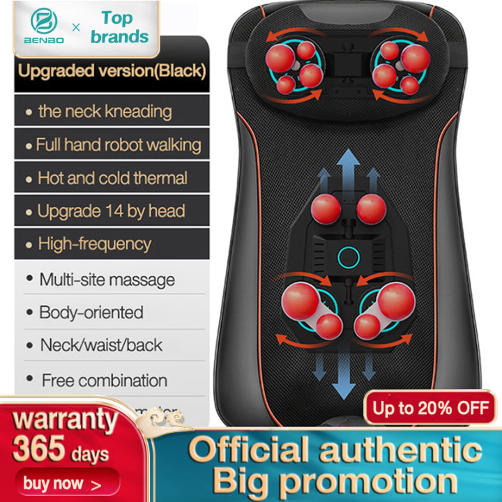 Neck Massager with Heat -Shiatsu Back Massager,Neck and Shoulder Massager,Christ