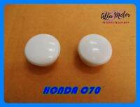 HONDA C70 REAR FORK RUBBER STOPPER "WHITE" (1 PAIR) #ยางอุดตะเกียบหลัง สีขาว (1 คู่) สินค้าคุณภาพดี