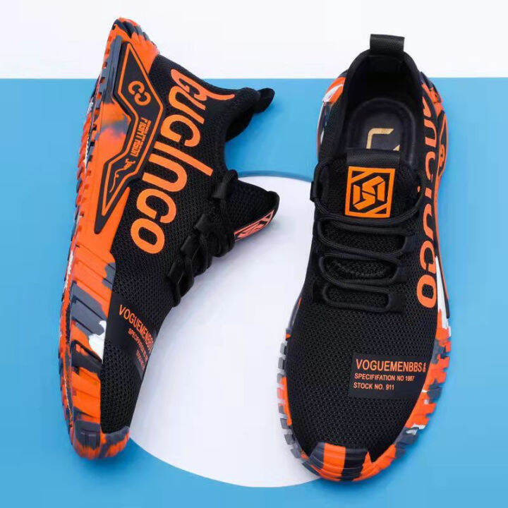 G5Men's casual shoes lightweight breathable woven running shoes