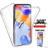 Case สำหรับ Redmi Note 11 11S 10 10S Pro Plus 5G 4G Xiaomi Mi โทรศัพท์ปลอกปกหลังใสกันกระแทกด้านหน้า Soft TPU กลับฮาร์ดพีซี360เต็มร่างกายทั้งหมดรวมถึง