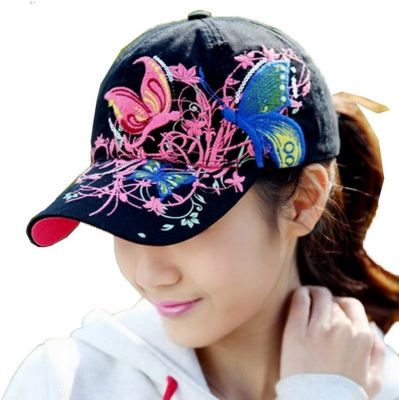 [COD] hat womens summer ethnic style embroidery outing face lady outdoor sun protection sunshade