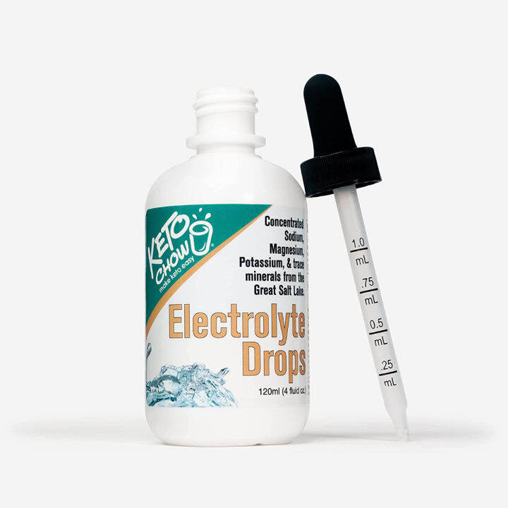 Keto Chow Electrolyte Drops Sodium, Magnesium, Potassium & Trace