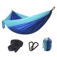 Camping Hammock with Hammock Straps and Black Carabiner Camping Survival Travel Double Person