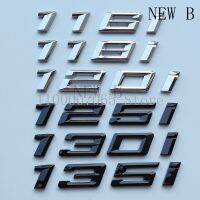 【2NEW - B】New ตัวอักษรตัวเลขตัวอักษร116i 118i 120i 125i 128i 130i 135i 140i Top ABS Emblem สำหรับ BMW 1 Series รถ Trunk ป้ายโลโก้สติกเกอร์