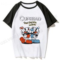 Cuphead ผู้ชายผู้หญิง3D พิมพ์เสื้อยืด, เด็กฮิปฮอปเสื้อยืดท็อปส์, 3D พิมพ์เสื้อยืดสำหรับผู้ชายและผู้หญิง