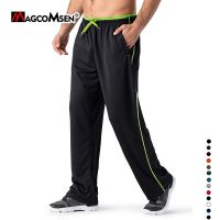 MAGCOMSEN Summer Sport Pants Men Joggers Mesh Quick Dry Breathable Sweatpants Gyms Training Fitness Loose-fit Tracksuit Trousers