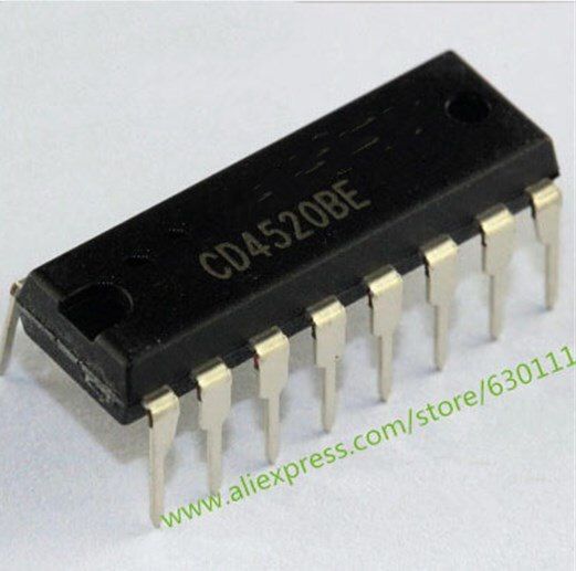 50PCS CD4520BE CD4520  NEW DIP-16 IC