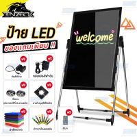 Inzeck กระดาน LED ป้ายไฟเขียนได้ LED Writing Board ป้ายโฆษณา 60*40cm แผ่นป้ายเรืองแสง กระดานโฆษณา ป้ายไฟ