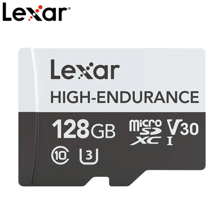 Lexar HighEndurance 128GB TF Card C10 U3 V30 Highspeed Micro SD Card