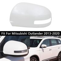 ครอบกระจกปีกมองหลังด้านซ้ายประตูสีขาว,เหมาะกับ Mitsubishi ตกแต่ง Outlander 2013 2014 2015 2016 2017 2018 2020 2019