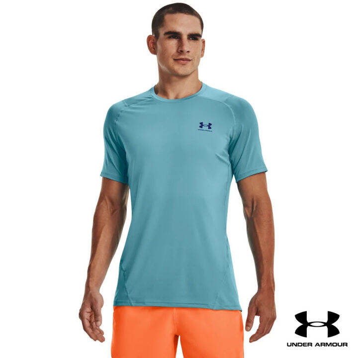 under-armour-ua-mens-heatgear-armour-fitted-short-sleeve-อันเดอร์-อาร์เมอร์-เสื้อออกกำลังกายสำหรับเทรนนิ่ง-สำหรับผู้ชาย