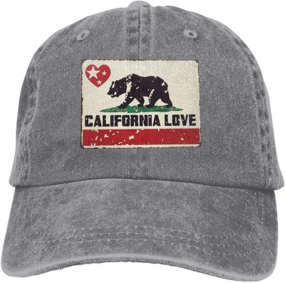 Denim Cap Bear Love Star Baseball Dad Cap Classic Adjustable Casual Sports for Men Women Hats