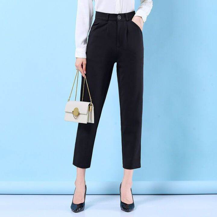 Summer work hot sale trousers womens