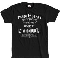 Pablo Escobar Cartel de Medellin แฟนเสื้อยืดแขนสั้น / แขนยาว