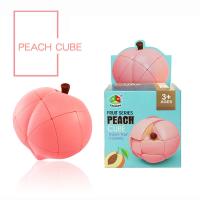 Fruit Peach Magic Cube Professional Speed Puzzle Twisty Antistress Educational Toys For Children Gift Magic Cube Puzzl Educ Toy Brain Teasers
