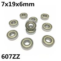 10ชิ้น607zz 607-2rs 607-2z R-1970zz 7X19X6มม. ลูกร่องลึกแบริ่งขนาดเล็กคุณภาพสูงขั้นสูง