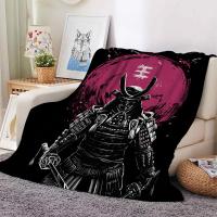 2023 Japanese Samurai Flannel Blankets Japan Culture 3D Printed Throw Blanket Office Nap Travel Portable Thin Quilts Dropshipping