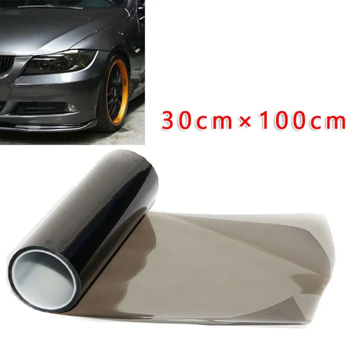 30*100cm Car Light Film Cover Light Smoke Black Tint Film Headlights