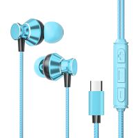 Wired Headset With Microphone For Phone In Ear Headphones With Microphone Type C Wired Earbuds For Ios And Android Smartphones