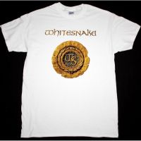 [High quality inventory] Hot holiday gifts Whitesnake 1987 White T Shirt David Coverdale  Purple Dio Plus Size Mens 100% Cotton Sportswear Tee