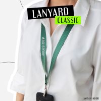 AMBASSADOR | สายคล้องคอ พิมพ์ชื่อได้ รุ่น CLASSIC LANYARD