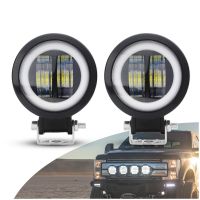 Led Round Headlights 4x4 Off Road 12v 24v Truck Tractor Fog Light Motorcycle