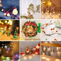 ZZOOI 10/20 LEDs Fairy String Lights  Christmas String Lights Battery Operated Indoor &amp; Outdoor DIY Garland Christmas LED String Light