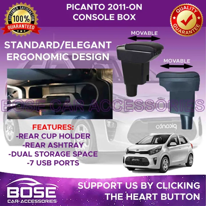 Genuine Kia Picanto 2011 2021 OEM Arm Rest Armrest Console Box