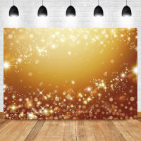 Laeacco Gold Sequins Light Bokeh Polka Dot วันเกิดภาพฉากหลังที่กำหนดเองถ่ายภาพพื้นหลังสำหรับ Photo Studio