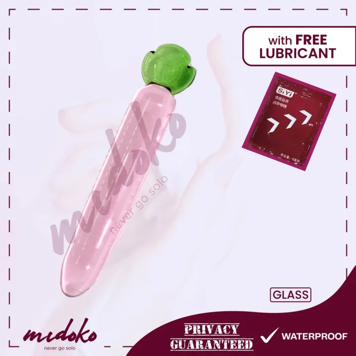 Midoko Radish Glass Dildo Adult Sex Toys For Women Pink Lazada Ph