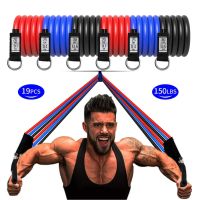 Resistance Bands Set Pull up Exercise Bands Handles Door Anchor for Men Women Legs Arms Chest Train Workouts Home Gym Equipment Exercise Bands