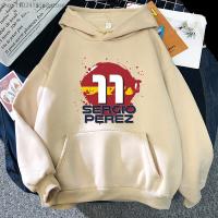 Sergio Perez 11 Hoodies for Men F1 Car 11 Sweatshirt Hot Game Clothing Y2k Top Long Sleeve Winter Clothes Haikyuu Pullover Size XS-4XL