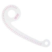 [COD] 6040 scale curve ruler metric tailor sleeve 6-character transparent 40CM