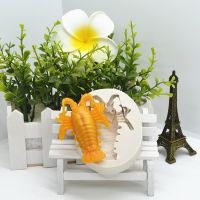 [HOT JILZKXLGWOQQ 121] กุ้ง3d ซิลิโคนแม่พิมพ์ครัวเบเกอรี่เครื่องมือ DIY ออกแบบขนมขนม F Ondant เรซิ่นแม่พิมพ์กุ้งเค้กช็อคโกแลตลูกไม้ตกแต่ง