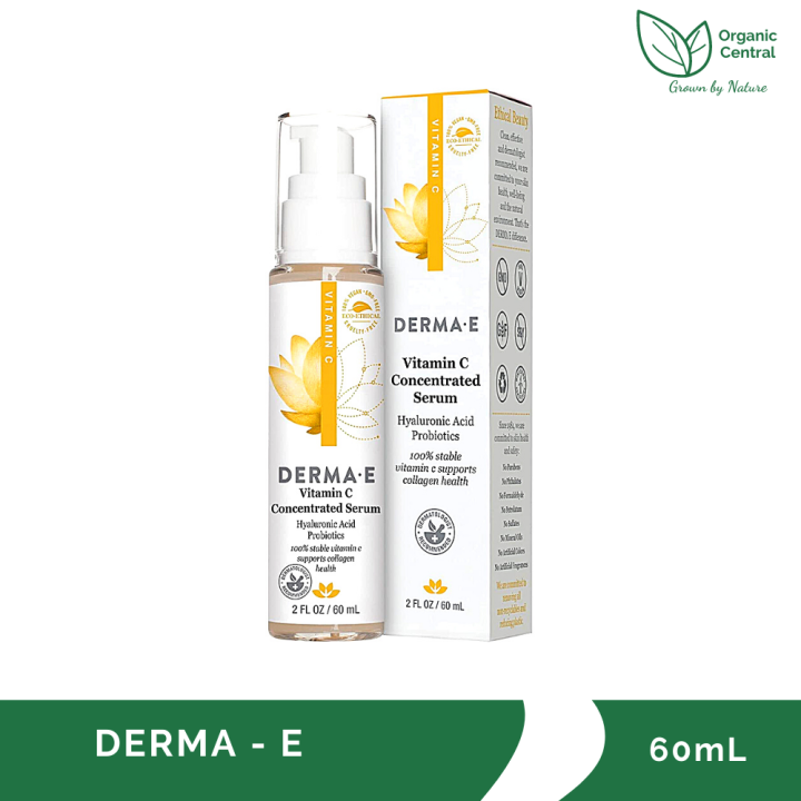 Derma E Vitamin C Concentrated Serum Hyaluronic Acid 60mL Lazada PH