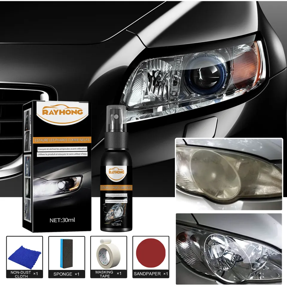 Car Headlight Polishing Agent Scratch Remover Oil Film Repair Fluid Renewal  Polish and Maintenance Liquid Kit Auto Accessories - AliExpress