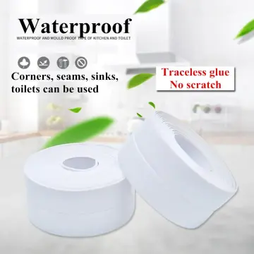 1PC Bathroom Shower Sink Bath Sealing Tapes PVC Adhesive Sealing Strips  Waterproof Wall Stickers for Bathroom Kitchen Sealant Tape