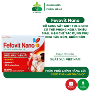 Viên Uống Fefovit Nano.Bổ Sung Sắt 3 Cho Phụ Nữ Có Thai Cho Con Bú
