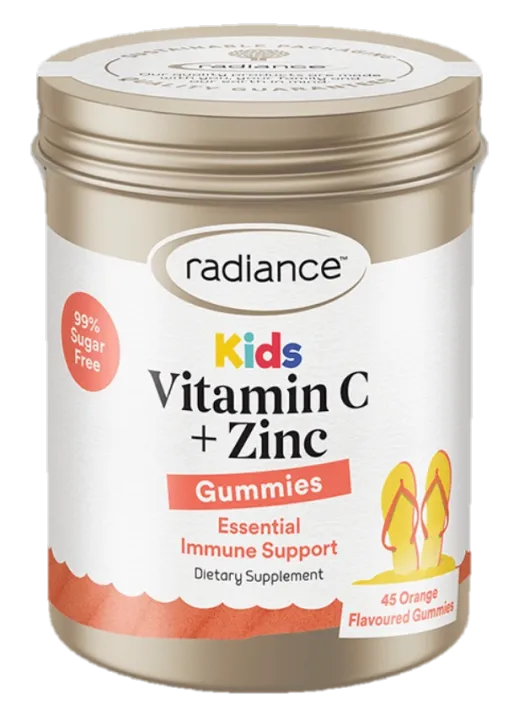 Radiance Kids Vitamin C & Zinc, 45 gummies