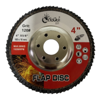 Zirconia Flap Disc Steel Hard Back 100x16mm.Long Life Grit#120=1pc.