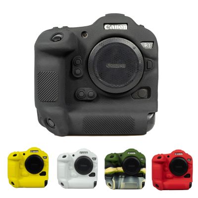 เคสซิลิโคนนิ่มสำหรับกล้อง Canon EOS R3 R7 R10 R8 R5 R6 R6 II DSLR ฝาครอบที่ป้องกันกระเป๋าสำหรับกล้อง