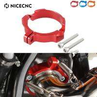 NiceCNC Exhaust Flange Guard Muffler Pipe Protector for GasGas EX EC MC 250 300 EC250 EC300 EX250 EX300 2021 2022 KTM EXC XC XCW