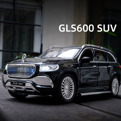 1:24 Maybach GLS600 SUV Alloy Diecasts &amp; Toy Vehicles Toy Car Model Sound And Light Collection Kids Toy Gift