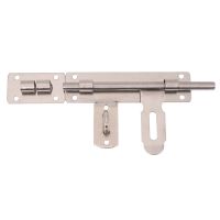 Stainless Steel Door Lock Latch Slide Barrel Bolt Clasp Set 10 inch Length