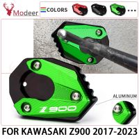 ™ New Motorcycle Accessories Side Kick Stand Extension Pad for Kawasaki Z 900 Z900 2017 2018 2019 2020 2021 2022 2023 High Quality