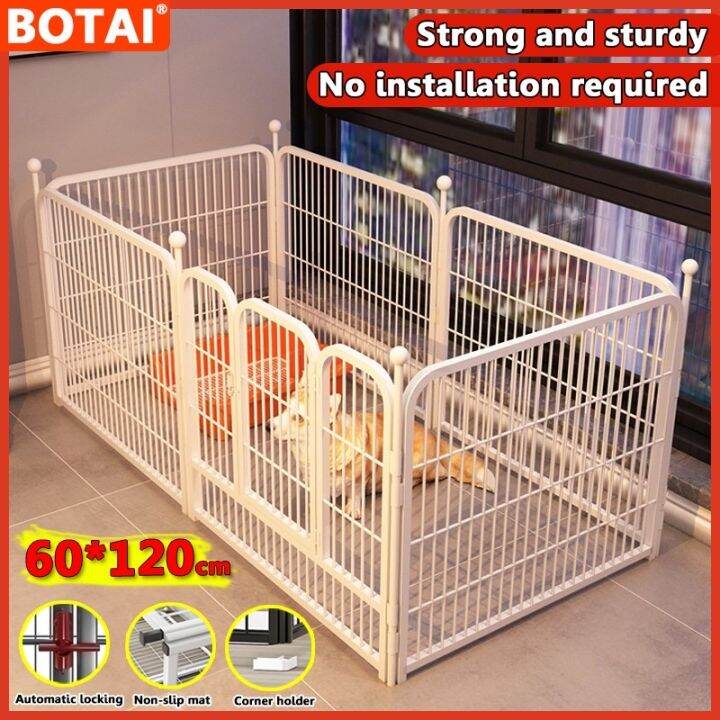 Adjustable dog outlet cage